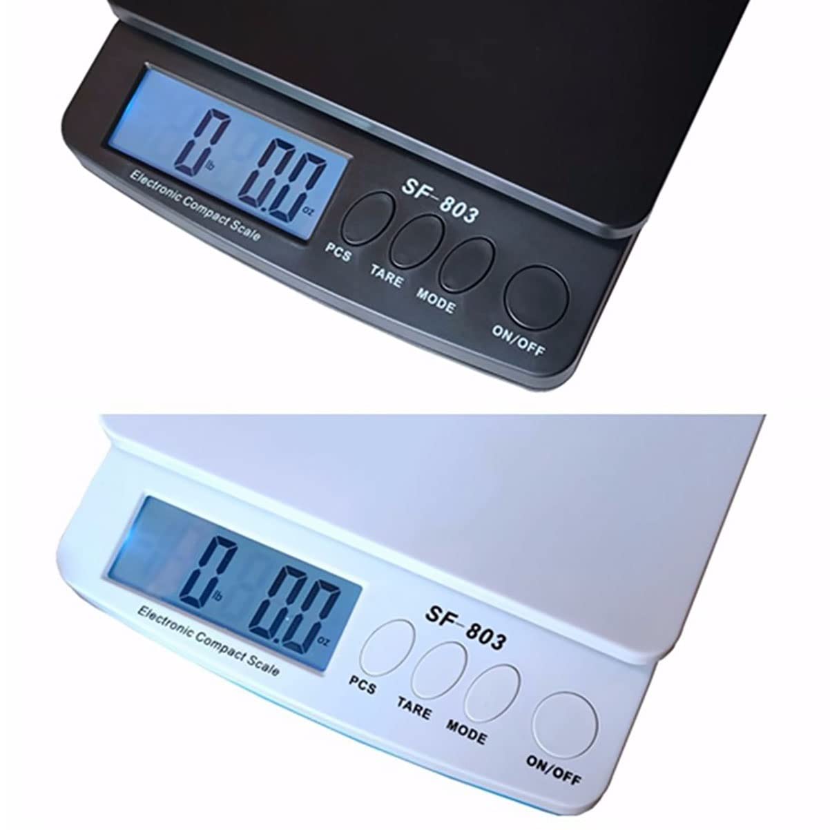 Bilancia Elettronica da Cucina di precisione da 30 kg/1 g, Display LCD, Funzione Tara/PCS per Cucina, Cottura al Forno, Frutta e Verdura (Colore: Nero, dimensio