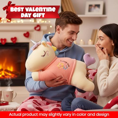 Image of Zest 4 Toyz Unicorn Soft Toy for Girls (40 cm) | Cute Stuffed Animal Plush Toy | Baby Toys | Cuddly Teddy Bear for Kids | Unicorn Toy | Birthday Gift for Girls - Multicolor
