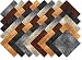 Black Brown Vine Blender Charm Pack 40 Precut 5-inch Quilting Fabric Squares