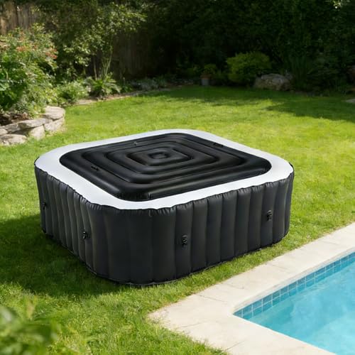 5.2 Ft Inflatable Hot Tub Cover, Heat-Retaining Lid for Square Spas by Huaerle - Used condition - Image 6