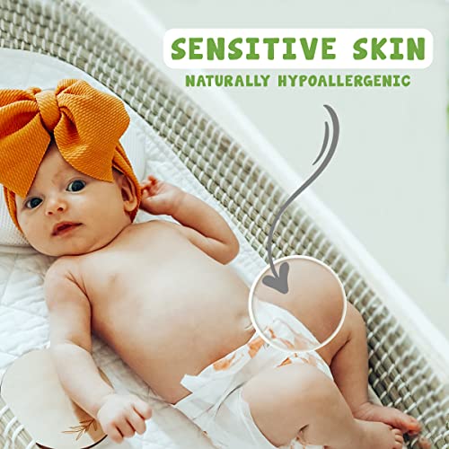 Image of PureBorn Organic Natural Bamboo Baby Disposable Diapers-Size 2 By Fratelli|From 3 To 6 Kg|Assorted Print|Premium Super Soft| Maximum Leakage Protection|Eco Friendly Nappies|New Born Essentials S2-192s