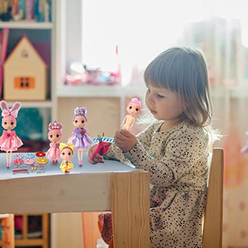 Rhdol Fashion Designer Kits For Girls,Diy Doll Kit,12 Pcs Dolls Model With Doll Clothes Making Kit Diy Arts And Crafts Kit Sewing For Kids Learning Toys For Girls Ages 6-8, 8-12+Birthday Gift #TOP2