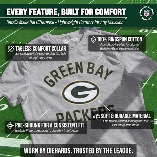 Image of NFL Gameday Cotton Blend T-Shirt for Men and Women - Licensed