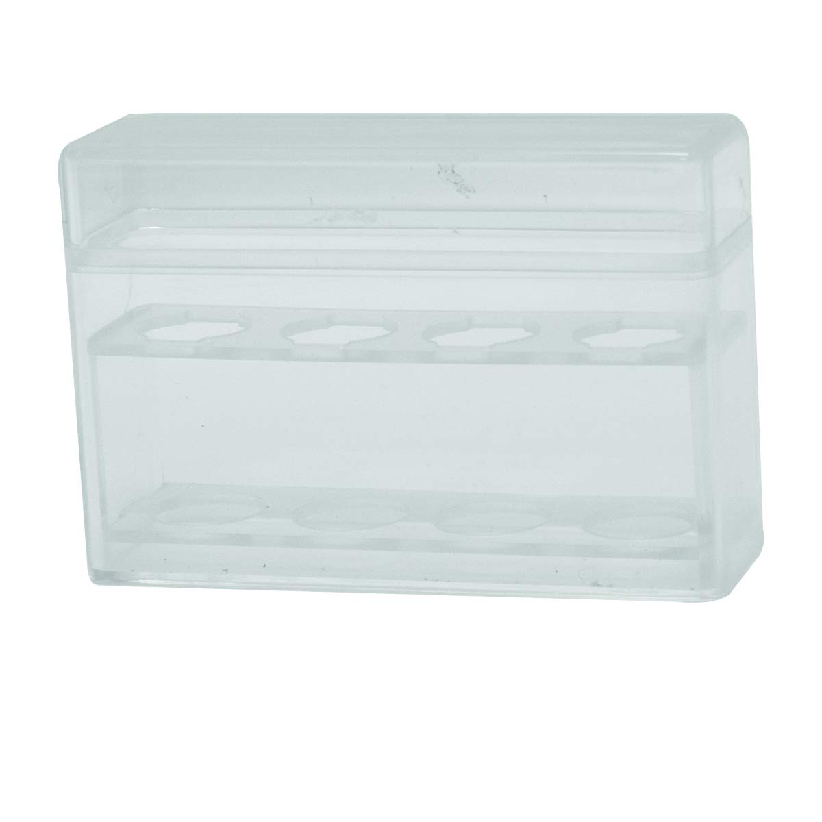 Plastic Box and Cover for Digi-Flex Multi Finger Buttons, Holds 4 Pieces, 1 Row of 4