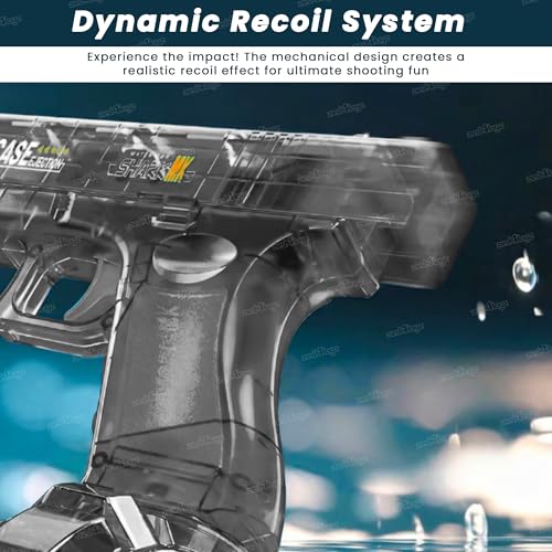 Image of Zest 4 Toyz Holi Pichkari Water Gun for Kids Rechargeable Electric Water Gun Long Range High Pressure Spray Holi Watergun for Boys & Girls - Black