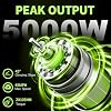 PHILODO 5000w Dual Motor E-Bike 60V Electric Bike for Adults,45 MiIe P-Hour Full Suspension Hydraulic Disc Brakes EBike,26/24x4 Fat Tires Mountain Bikes for All Terrain Snow/Sand