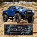 BEEZRC FMS 1/24 RC Crawler FCX24M Tacoma Toyota Official Licensed ABS Hard Body 4WD Off-Road RC Rock Truck,2-Speed Transmission, Hobby Grade Remote Control Car for Adults RTR red