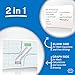 Dry Erase XY Axis Graph Lap Boards 9”X12” for Student and Classroom Use, Math whiteboards (Double Sided White Boards) Erasers Included (12 Pack Graph)