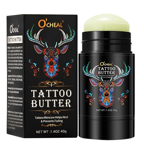 Tattoo Balm Tattoo Aftercare Cream suitable for new and old tattoo healing whitening agent color enhancement Tattoo Aftercare natural ingredients Tattoo Cream.