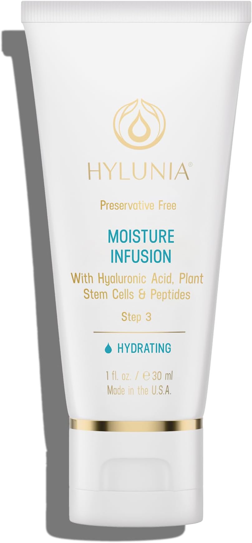 Hylunia Moisture Infusion - 1.0 fl oz - Anti-Aging - Hyaluronic Acid Serum, Vitamin C - Natural Vegan Skin Repair