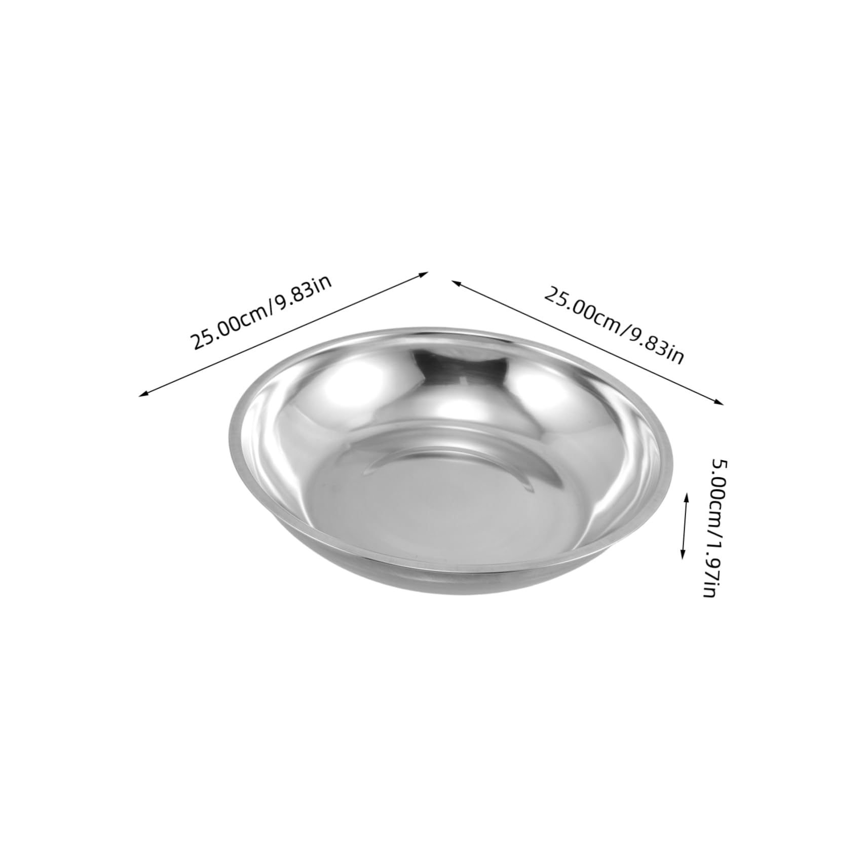 COLLBATH 2pcs Scale Tray Accessories Metal Weighing Dish Steel Scale Tray Balance Plate Heavy Duty Pan Balance Pan Replacement Weighing Plate Scale Component Stainless Steel Silver