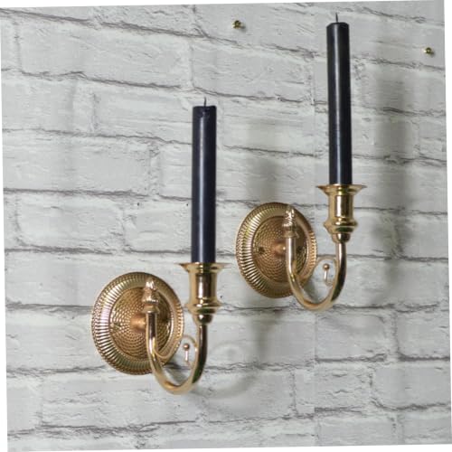 Candelabros de pared de hierro para iluminar dormitorios sin ocupar espacio 5