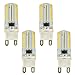Produktbild MENGS® 4 Stück Dimmbar G9 LED Lampe 4W AC 220-240V Kaltweiß 6500K 80x3014 SMD Mit Silikon Mantel