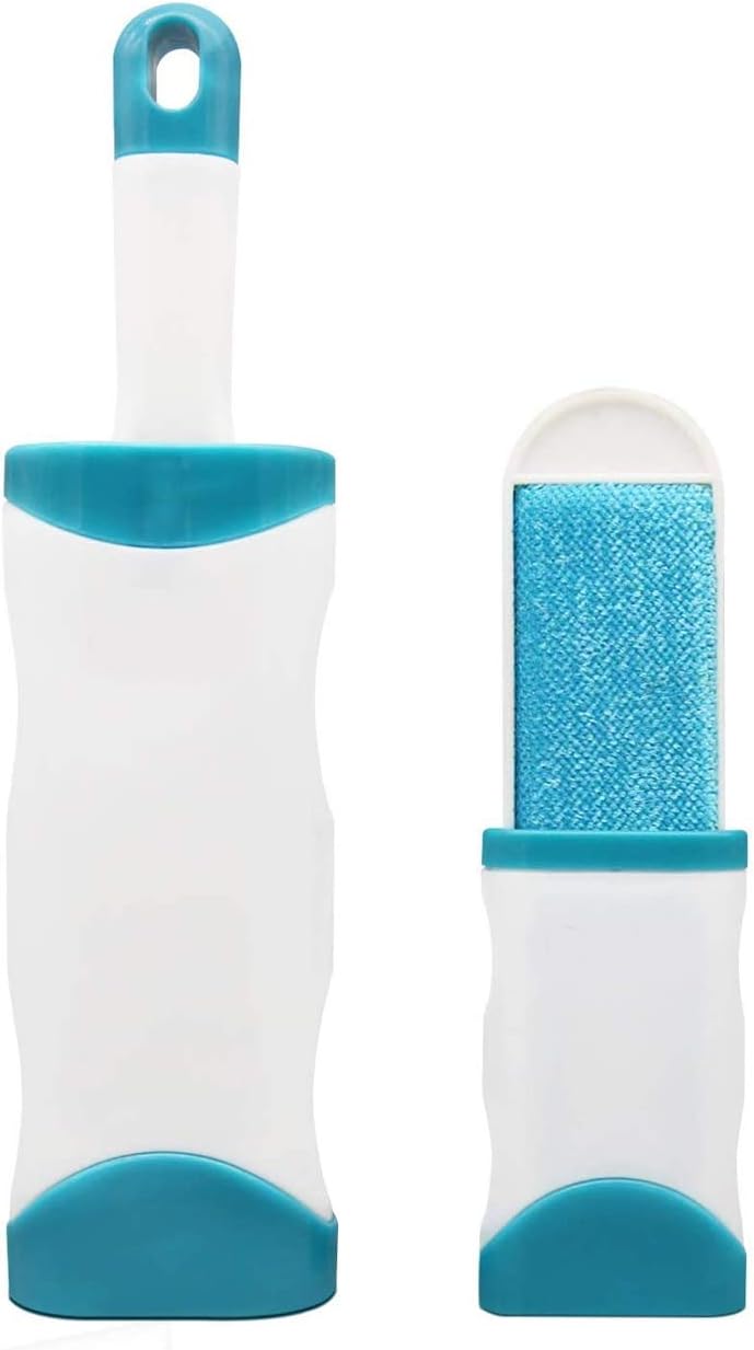 Brellavi Efficient Pet Hair Remover, Clean Dog and Cat Hair, Home Care Helper, Double-Sided, Travel Size Included