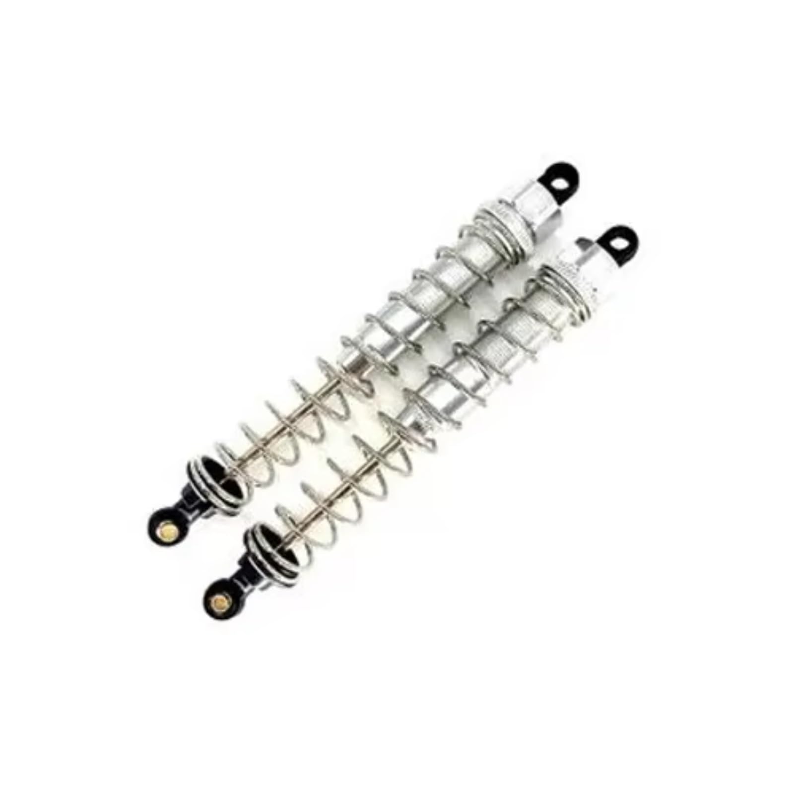 Do HSP 4WD 4X4 94180 18019 180007 1/10, 2 szt. amortyzatory 130 mm, długie amortyzatory do Rock Crawlera, RC, do wspinaczki, naprawy samochodu, części zestaw amortyzatorów RC (srebrny)