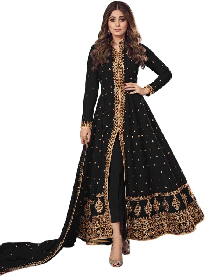 Black maxi dress pakistani wedding Clearance