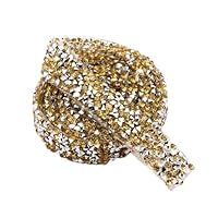 6 rollen kristal strass diamanten lint, verschillende kleuren bling zelfklevende linten rol riemwrap, glitter steentjes doe-het-zelf auto decoratie sticker voor ambachten bruiloft feest decor (6