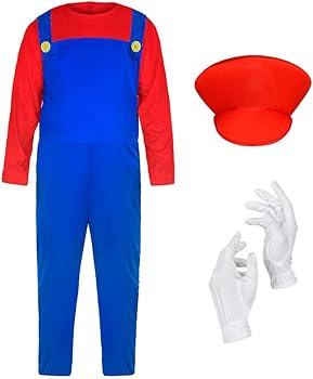 BSBUY Costume De Héros D'enfance Pour Enfant, Super Brothers