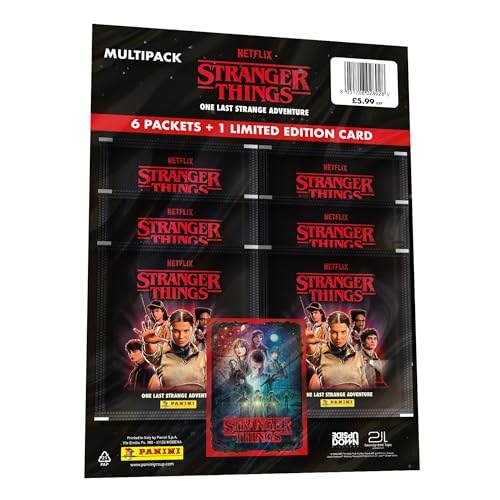 Panini Stranger Things - Colección de calcomanías One Last Strange Adventure - Paquete múltiple