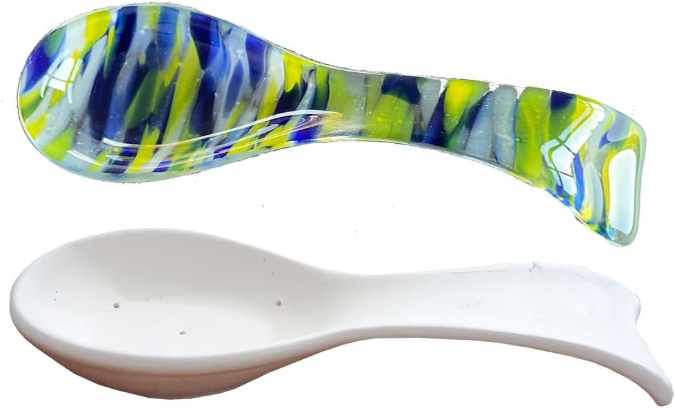 9.25 Deep Spoon Rest Slumping Glass Fusing Kiln Mold