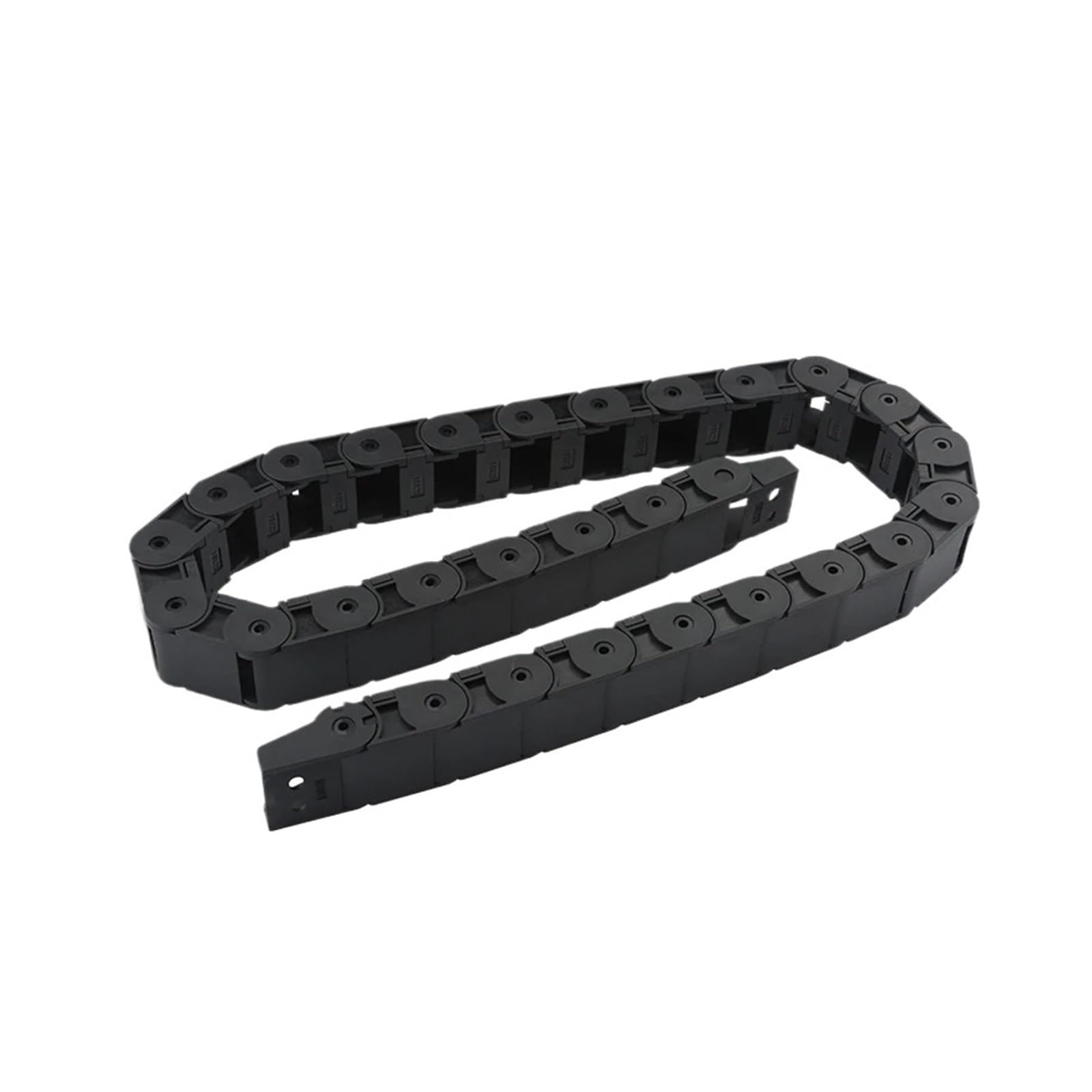 Chaîne porte-câbles ouverte de 1 m pour guidage de machine CNC 18x38