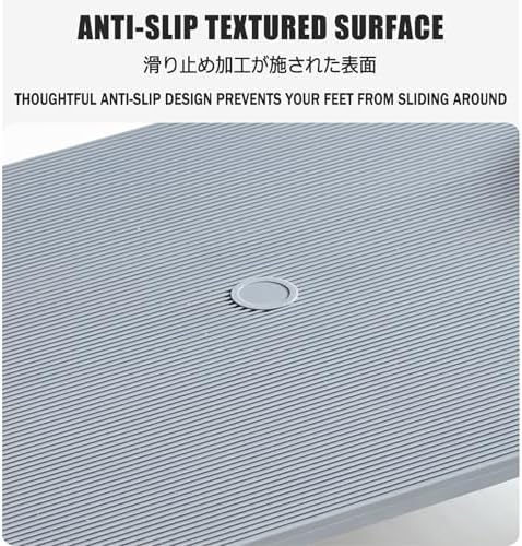 Heavy Duty Portable Step Stool - Non-Slip Anti-Skid Design, Sturdy Metal Legs, High Load Capacity, Versatile Multi-Use Step for Home & Office (Black)