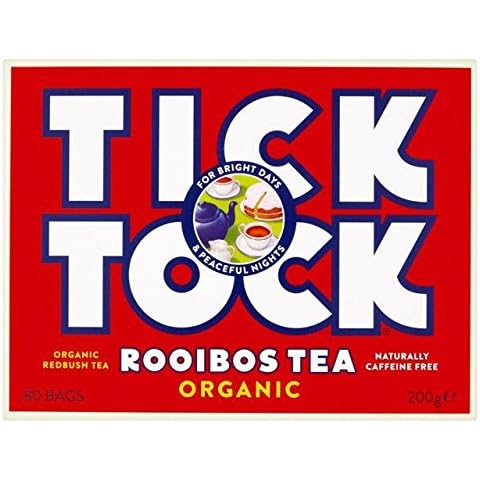 Tick Tock Organic Rooibos Tea - 80 per pack (0.44lbs) Cover