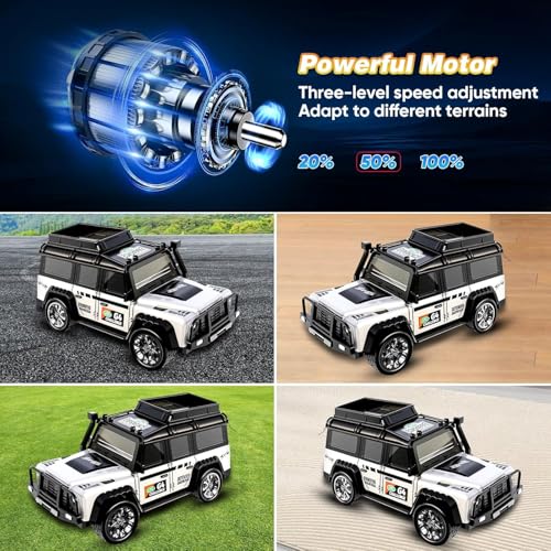 Image of Remote Controlled Car Mini RC Car from 3 4 5 6 Years 2.4GHz Mini RC Cars with Tractor and LED Light 1:64 Scale 3 Speed, Baby Cars Toy Gift