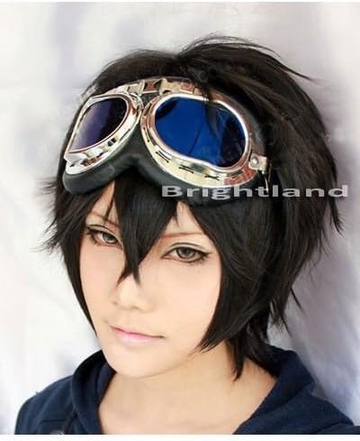 Cosplay Karneval Gareki Short Black Cosplay Heat Resistance New Wig