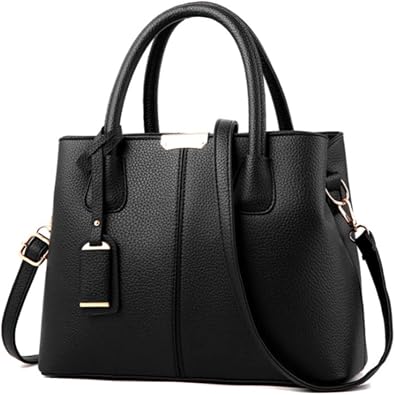 Women Soft Synthetic PU Leather Lychee pattern Ladies Totes Top-Handle Hobo Shoulder Crossbody Bag