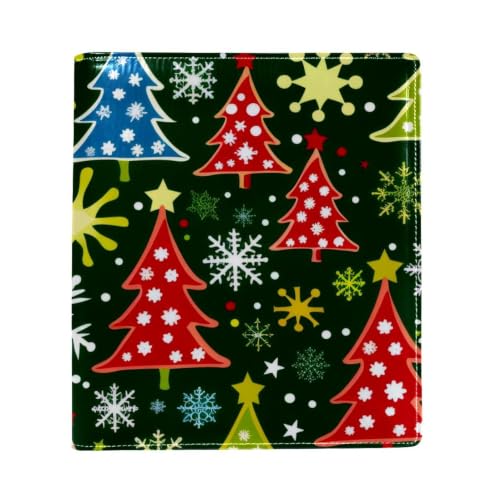Funda para libros navideña para proteger cuadernos grandes en el café