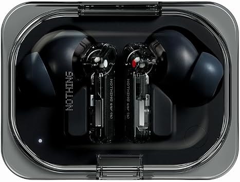 VGP 2025 Gold AwardNothing Wireless Earbuds NOTHING Ear a Noise Cancelling/ChatGPT Compatible/Bluetooth / Up to 42.5 Hours of Use / Lightweight/Ambient Sound/Hi-Res Audio Support Black