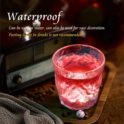 Image of 200pcs Balloon Lights Warm White Mini LED Lights Round Long Standby Time Multicolor Ball Lamps Paper Lantern for Easter Birthday Party Christmas Halloween Decoration Red