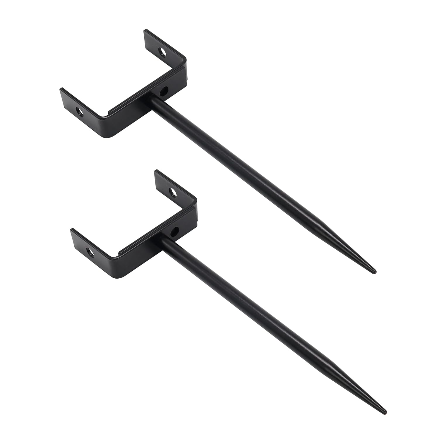 Rainwater Downspout Bracket - Heavy-Duty Galvanized Iron with Eco-Friendly Coating, Adjustable Size, Rust-Proof Anchor for Pipe Support, Easy Installation (2 Pack)