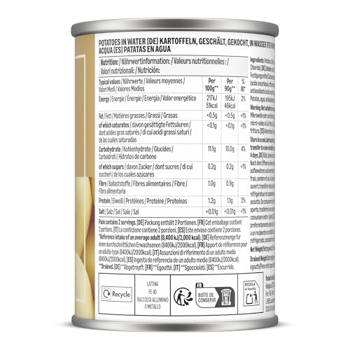 by Amazon Geschälte Kartoffeln In Wasser, 300g