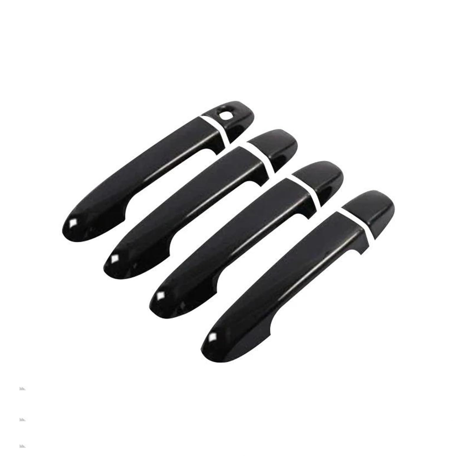 KJHOPY Car Exterior Door Handle Trim Cover Parts for Prius C NHP10 for Aqua 2012-2019(Style 2)