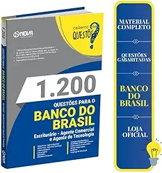 Livro 1.200 Questões Gabaritadas para o Banco do Brasil - Escriturário - Agente Comercial e Agente de Tecnologia