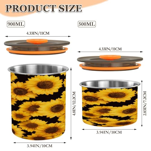 Bote hermético para café de acero inoxidable 17oz ATTX miniatura 2