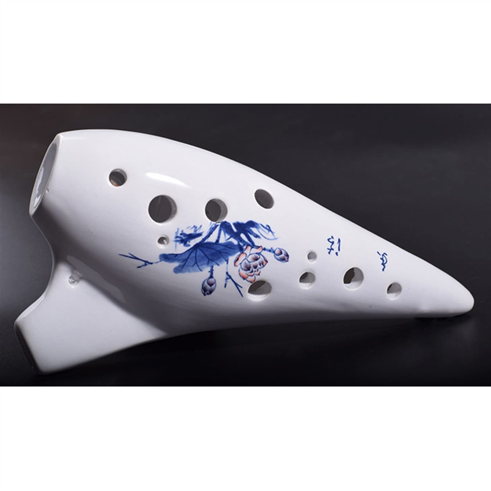 TSTS Alto C White Ocarina Instrument À Vent 12 Trous pour Interprète Débutant/Professionnel Ocarina Enfant