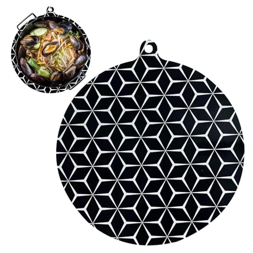 Esterilla protectora para placas de inducción, protección contra arañazos de fibra de vidrio de silicona, resistente al calor, alfombrilla protectora para la cocina