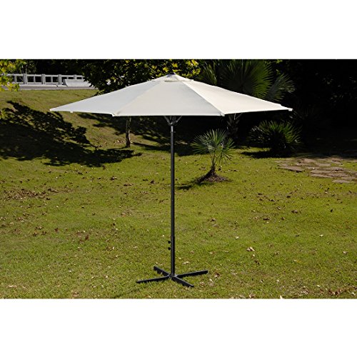 Ombrelone Automático Bege Itapuã 3m para Jardim com Saída de Ar - MOR 9004