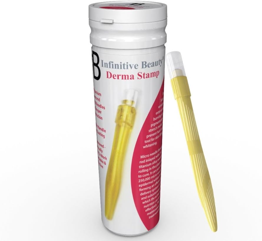 Infinitive Beauty Professional Titanium Microneedle Derma Needle Stamp All Sizes 0.2mm, 0.25mm, 0.3mm, 0.5mm, 0.75mm, 1.0mm, 1.5mm, 2.0mm, 2.5mm, 3.0mm (0.5mm)