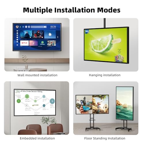 Image of 21.5 Inch Touch Screen Digital Signage, Smart Digital Calendar Digital Signage Display for Advertising,Plug&Play,Intelligent Split Screen,Built-in Speakers,Support HD-MI Input,Android System