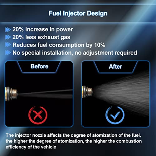 Set of 4 Fuel Injector Compatible with Honda Accord 2.3L 98-02 Civic 1.6L 96-00 CR-V 2.0L 97-98 Odyssey 1998 for Acura Integra 96-01 RL 96-99 TL 96-98 CL 1999 Replace 06164P2J000 06164-P2J-000 1 Hole - Image 6
