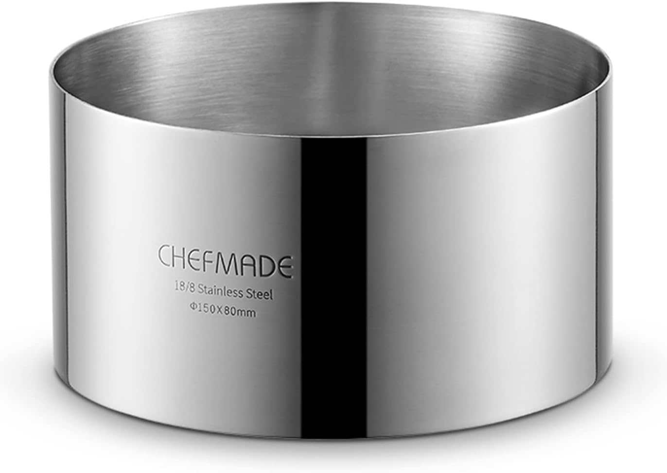 CHEFMADE Cake MoldMousse Cake Ring Stainless Steel Round
