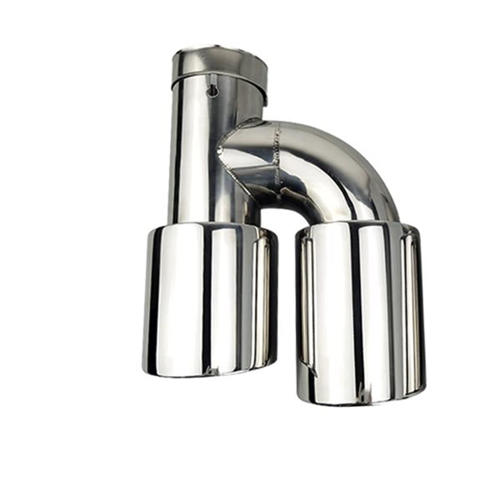 Terminali Acciaio Inox Flat Terminale Scarico Auto In Acciaio Inossidabile | Punta Tubo Di Coda Per Silenziatore - Colore Flat Accessori Silenziatore - 6