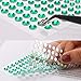 Phogary Pegatinas autoadhesivas de diamantes de imitación, 3300 piezas, en 4 tamaños,...