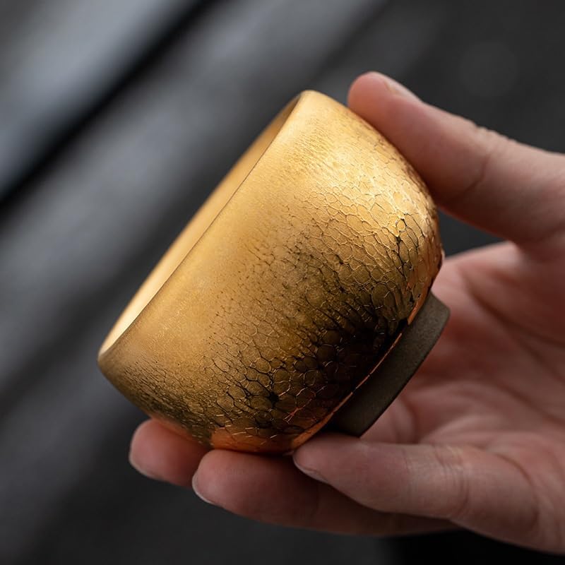 Tea Cup Gilded Oil-Drop Master's Handcrafted Bowl Teacup Soaking Container