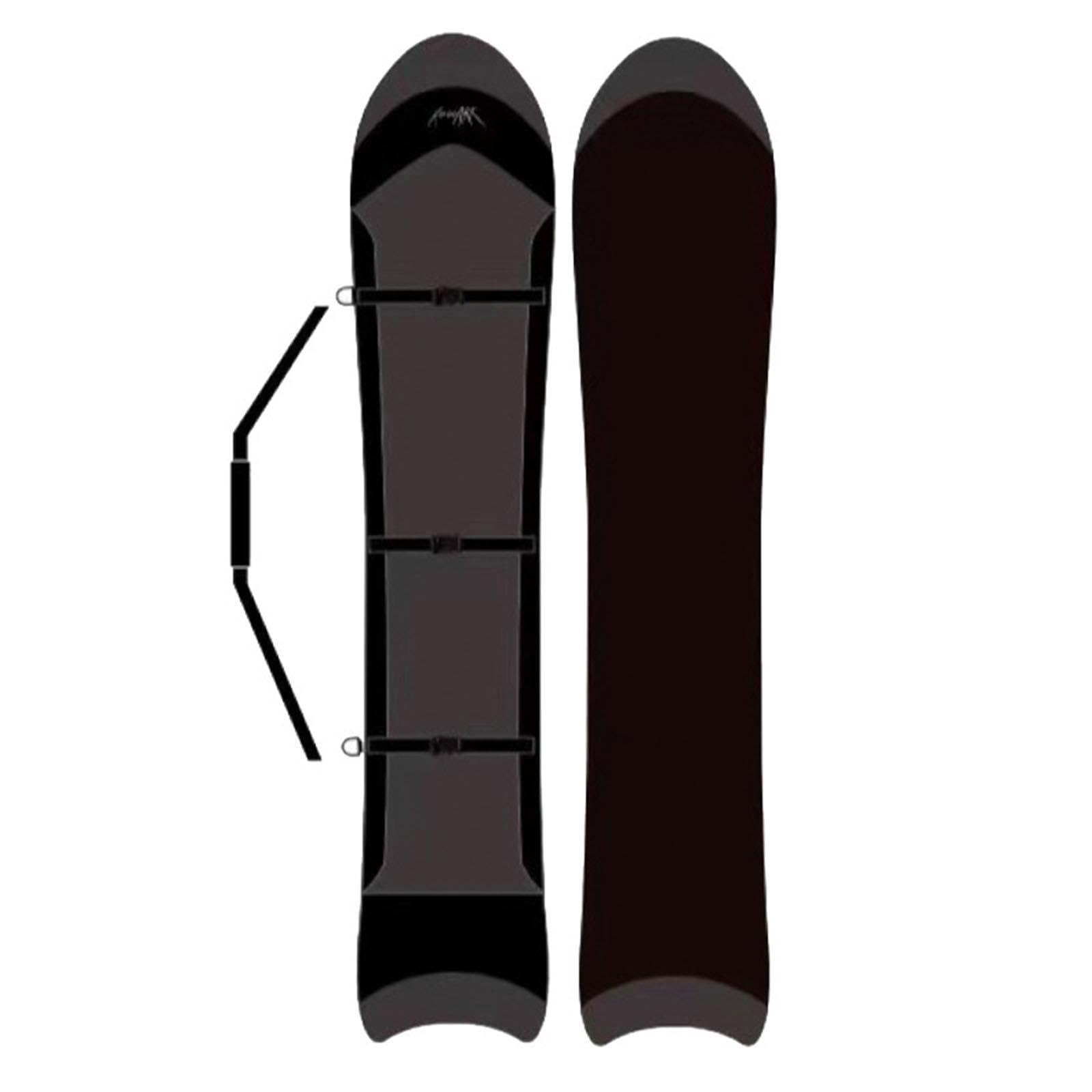 RNXRZANK Portable Ski Snowboard Carrier Bag with Adjustable Strap for Winter Activities, Arc 148cm