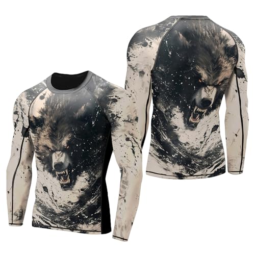 BJJ Rash Guard, Ultra Soft Compression Shirt, Rash Guard Men Jiu Jitsu Long Sleeve3
